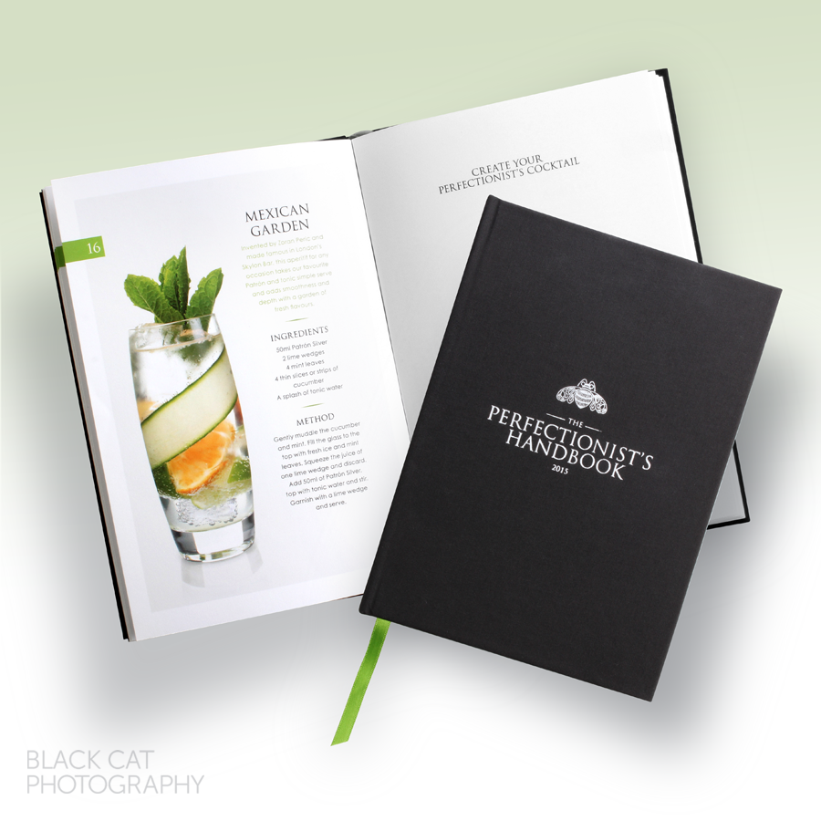 Patron Cocktail photography for the Perfectionist's Handbook 2015